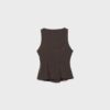 Sleeveless Peplum Top
