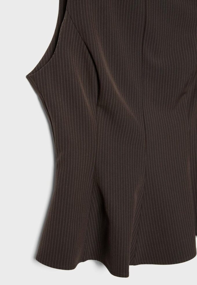 Sleeveless Peplum Top