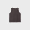 Sleeveless T-Shirt with Stud Embroidery