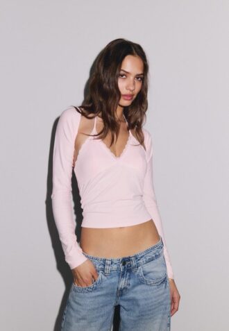 Slim Fit Long Sleeve Bolero