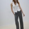 Slim Fit Straight Trousers