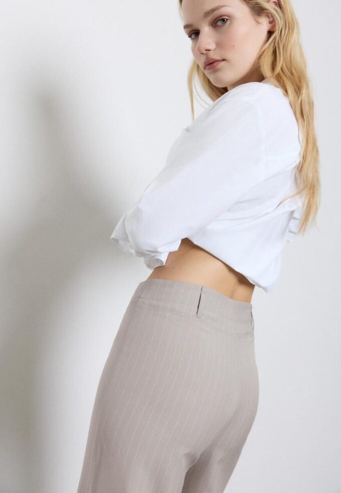 Slim Fit Straight Trousers Slim Fit Straight Trousers