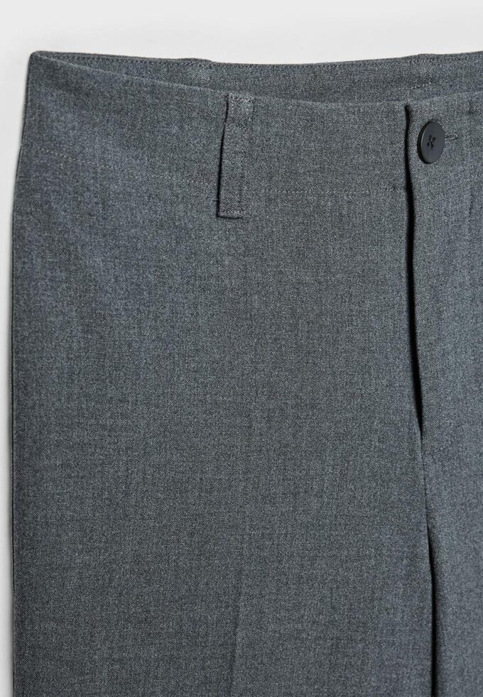Slim Fit Straight Trousers