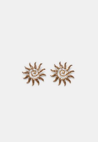 Small Sun Rhinestone Earrings