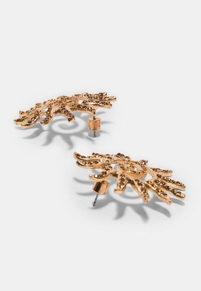 Small Sun Rhinestone Earrings Small Sun Rhinestone Earrings