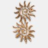 Small Sun Rhinestone Earrings Small Sun Rhinestone Earrings