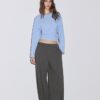 Smart Baggy Trousers with Seam Detail