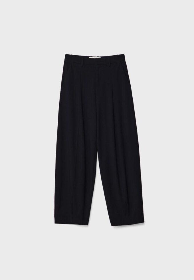 Smart Baggy Trousers with Seam Detail