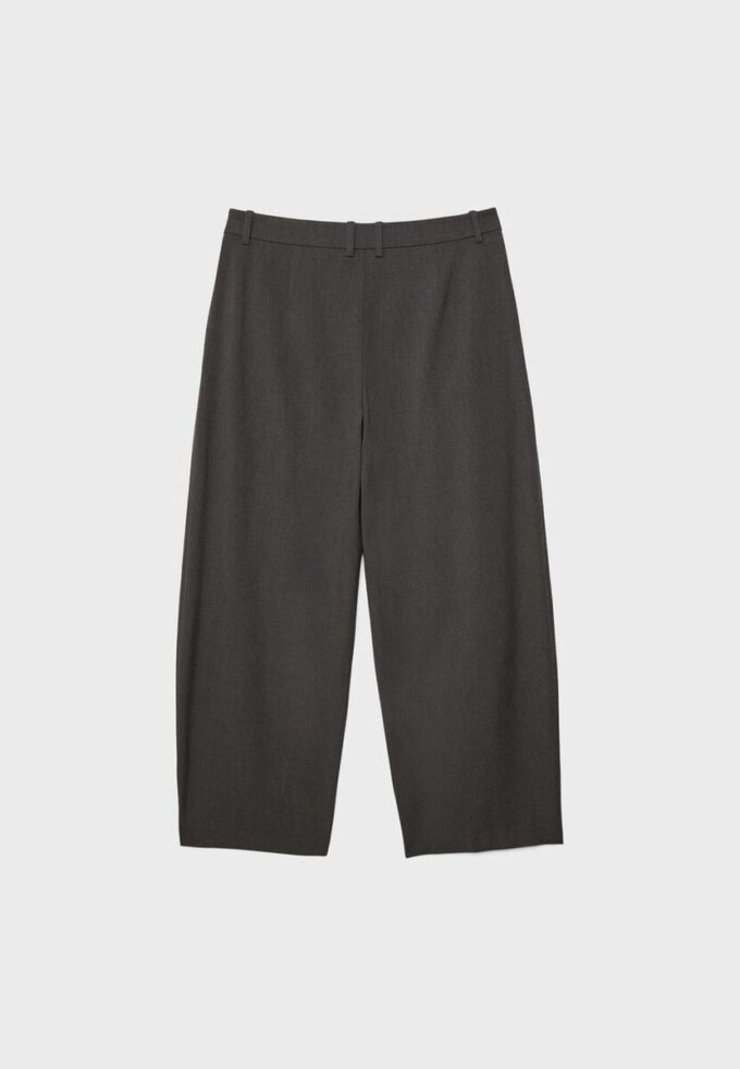 Smart Baggy Trousers with Seam Detail