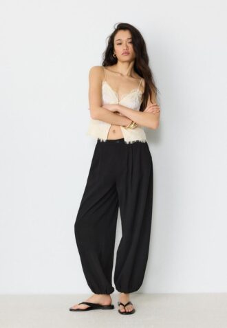 Smart Balloon Fit Trousers