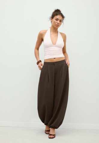 Smart Balloon Fit Trousers