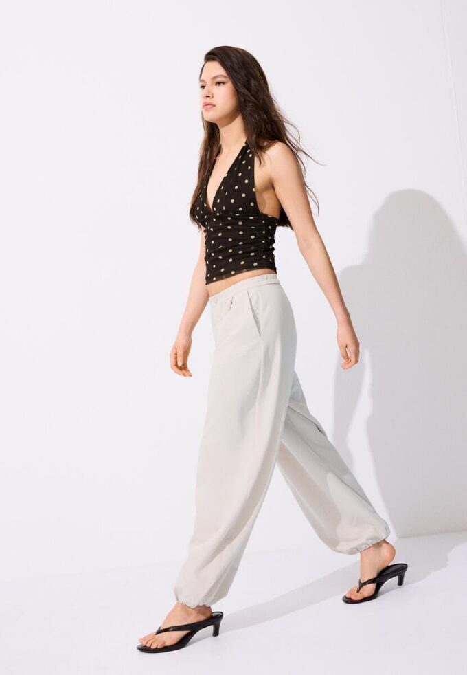 Smart Balloon Fit Trousers