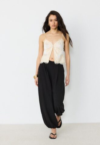 Smart Balloon Fit Trousers