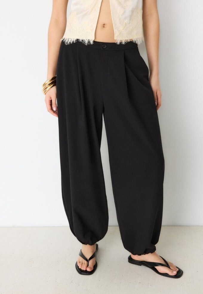 Smart Balloon Fit Trousers