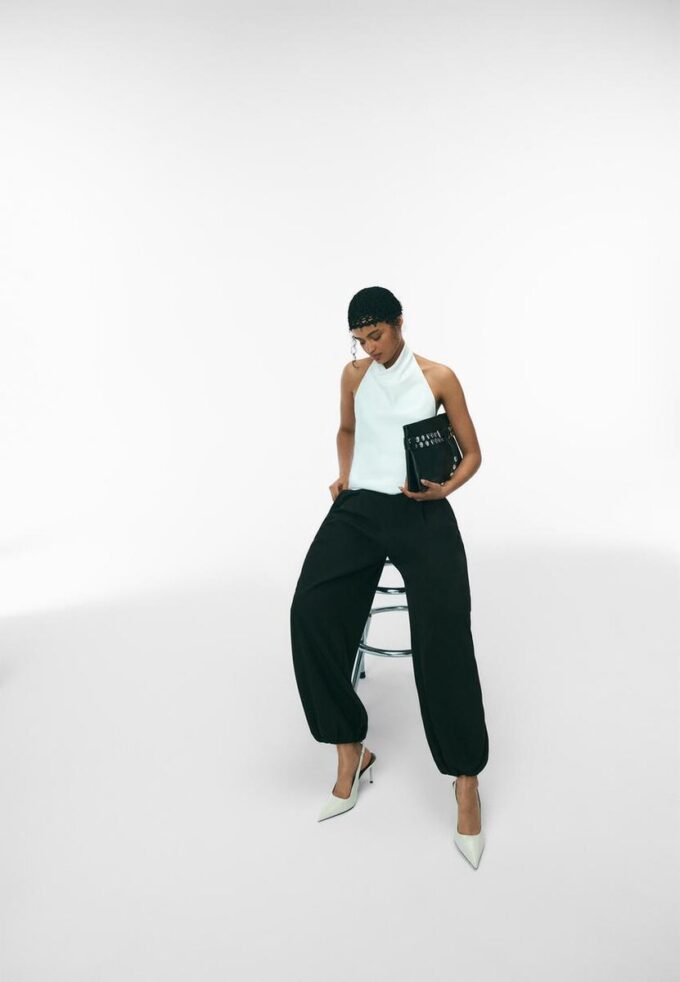 Smart Balloon Fit Trousers