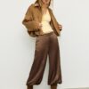 Smart Satin Balloon Trousers Smart Satin Balloon Trousers