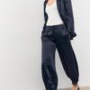 Smart Satin Balloon Trousers