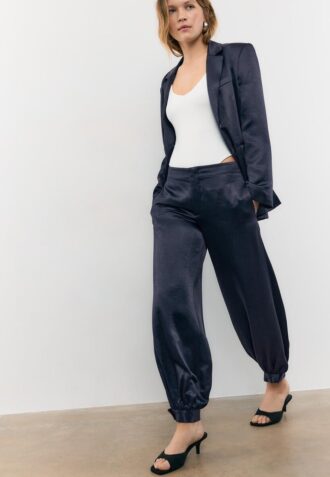 Smart Satin Balloon Trousers