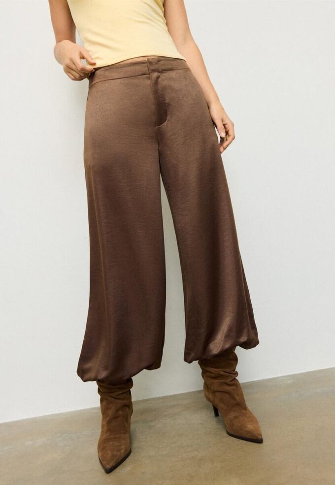 Smart Satin Balloon Trousers Smart Satin Balloon Trousers