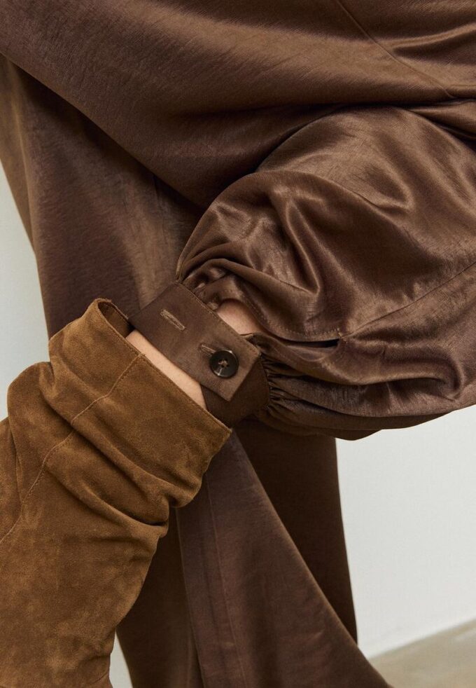 Smart Satin Balloon Trousers Smart Satin Balloon Trousers