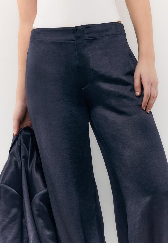 Smart Satin Balloon Trousers