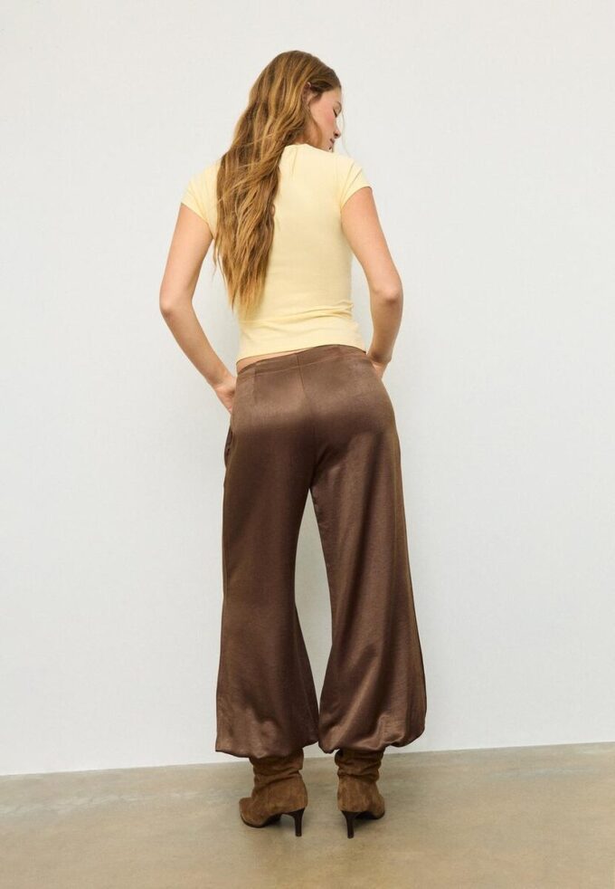 Smart Satin Balloon Trousers Smart Satin Balloon Trousers