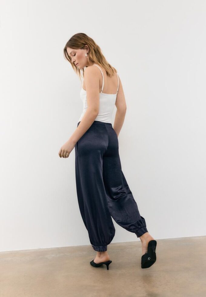 Smart Satin Balloon Trousers