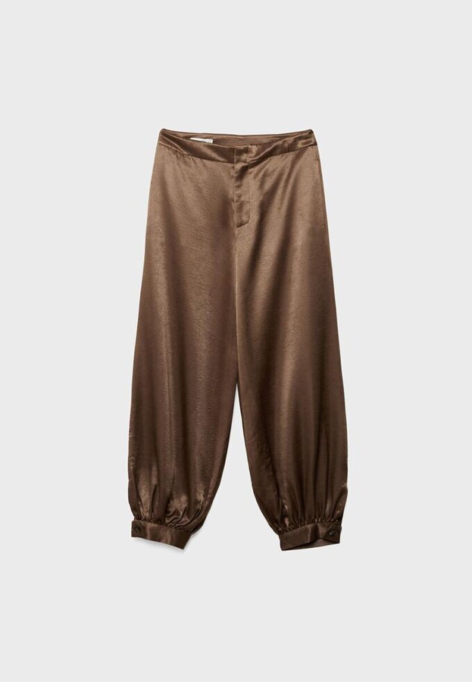 Smart Satin Balloon Trousers Smart Satin Balloon Trousers