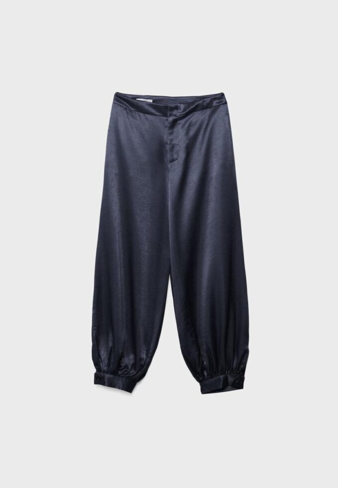 Smart Satin Balloon Trousers
