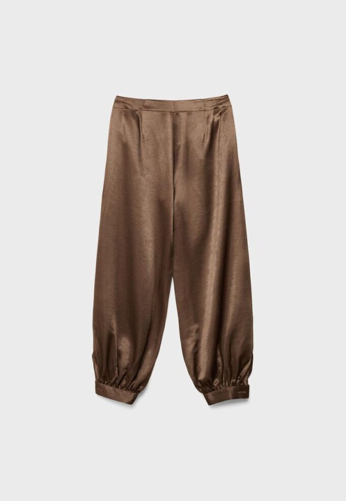 Smart Satin Balloon Trousers Smart Satin Balloon Trousers