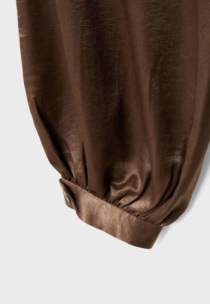 Smart Satin Balloon Trousers Smart Satin Balloon Trousers