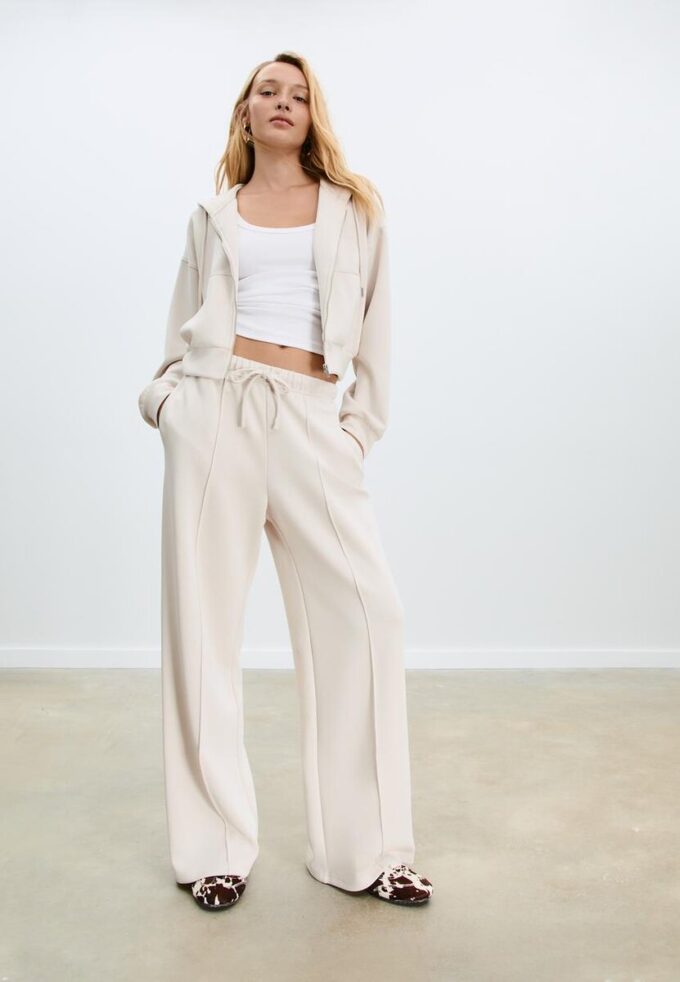 Soft-Feel Zip-Up Sweatshirt