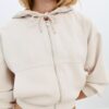 Soft-Feel Zip-Up Sweatshirt