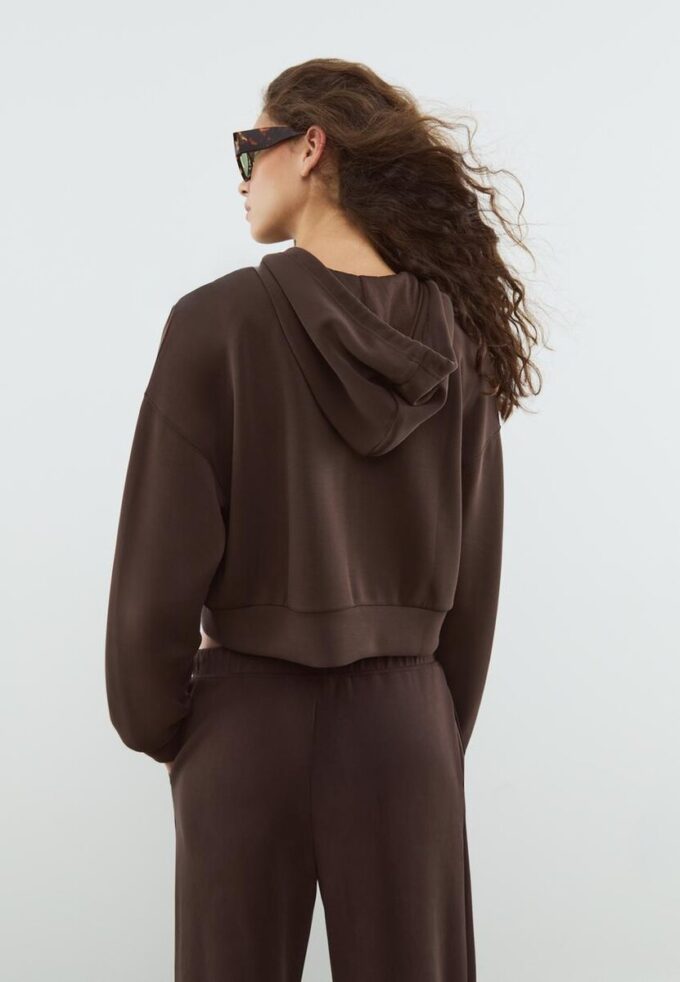 Soft-Feel Zip-Up Sweatshirt