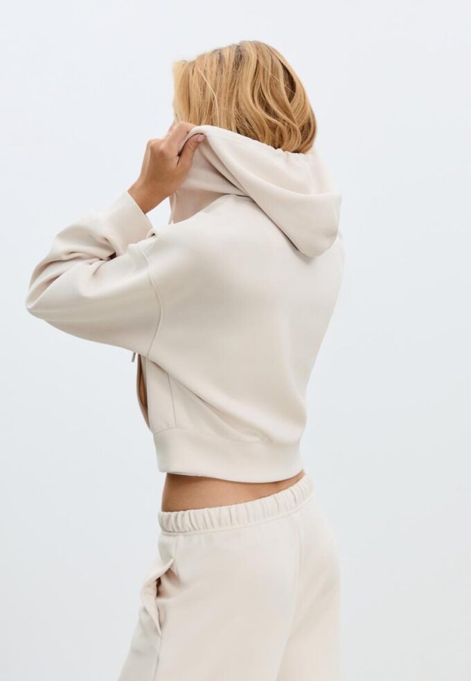 Soft-Feel Zip-Up Sweatshirt
