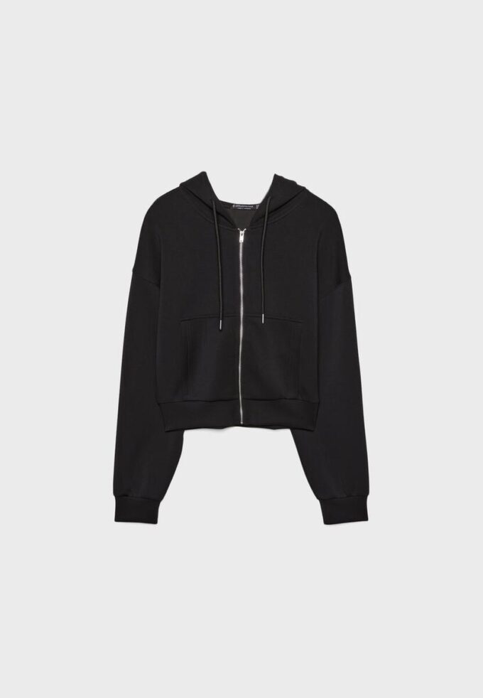 Soft-Feel Zip-Up Sweatshirt