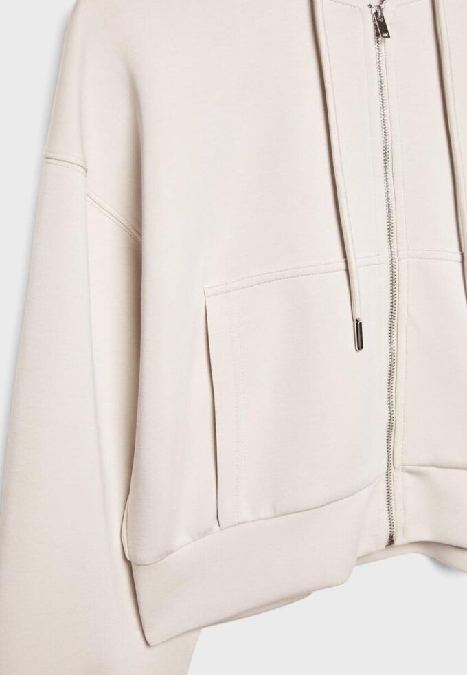 Soft-Feel Zip-Up Sweatshirt