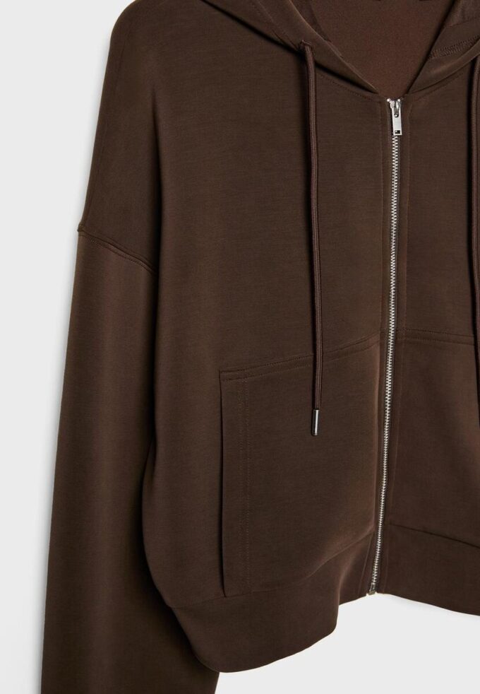 Soft-Feel Zip-Up Sweatshirt