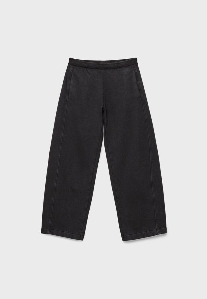 Soft-Touch Acid Wash Fleece Jogger Trousers Soft-Touch Acid Wash Fleece Jogger Trousers