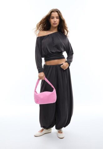 Soft-Touch Asymmetric T-Shirt