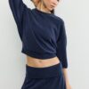 Soft-Touch Batwing Sleeve Sweatshirt
