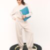 Soft-Touch Batwing Sleeve Sweatshirt
