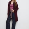 Soft-Touch Button-Up Midi Coat Soft-Touch Button-Up Midi Coat