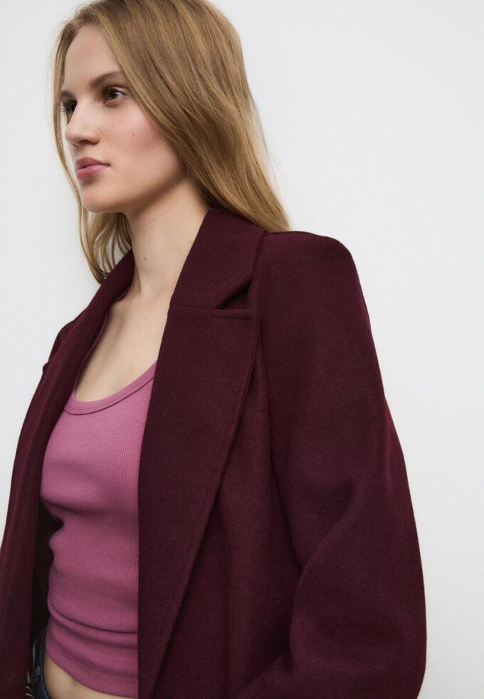 Soft-Touch Button-Up Midi Coat Soft-Touch Button-Up Midi Coat
