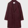 Soft-Touch Button-Up Midi Coat Soft-Touch Button-Up Midi Coat