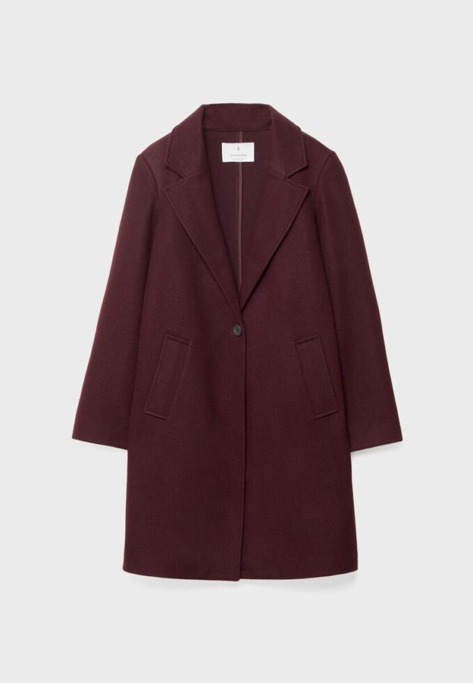 Soft-Touch Button-Up Midi Coat Soft-Touch Button-Up Midi Coat