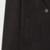 Soft-Touch Button-Up Midi Coat