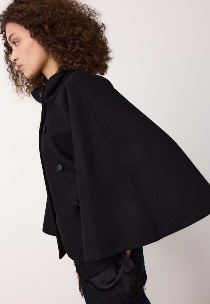 Soft-Touch Cape Jacket