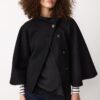Soft-Touch Cape Jacket