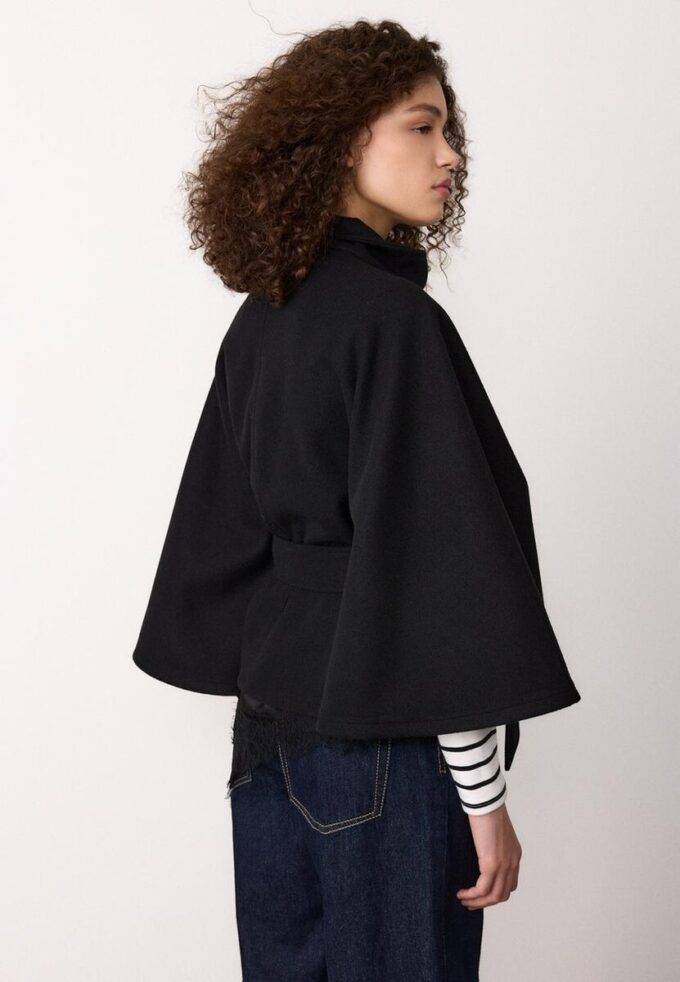 Soft-Touch Cape Jacket